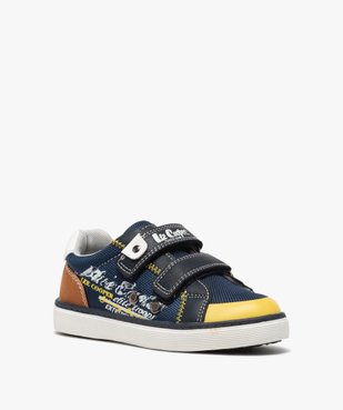 Tennis garçon en toile à scratch – Lee Cooper vue2 - LEE COOPER - GEMO