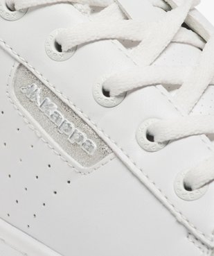 Tennis femme à lacets et détails contrastants - Kappa vue6 - KAPPA - Nikesneakers