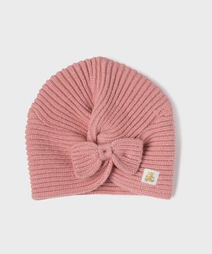 Bonnet de naissance effet noué bébé fille - LuluCastagnette vue1 - LULUCASTAGNETTE - GEMO