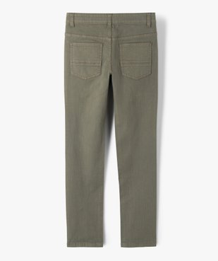 Pantalon garçon style jean slim 5 poches vue3 - GEMO (JUNIOR) - GEMO
