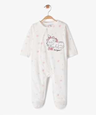 Pyjama bébé en velours imprimé Les Aristochats - Disney vue1 - DISNEY DTR - GEMO
