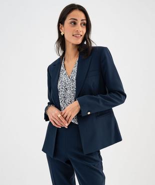 Veste de blazer coupe cintrée femme vue1 - GEMO(FEMME PAP) - GEMO
