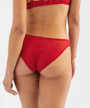 Culotte en dentelle et tulle femme (lot de 2) vue3 - GEMO(HOMWR FEM) - GEMO