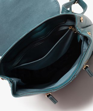 Sac à dos femme uni à volume ajustable vue3 - GEMO (ACCESS) - GEMO