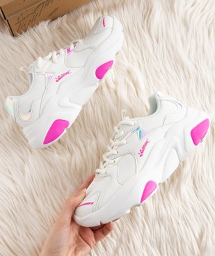 Baskets femme running avec détails irisés – LA Gear vue6 - L.A. GEAR - GEMO