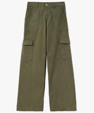 Pantalon large coupe cargo femme vue4 - GEMO 4G FEMME - GEMO