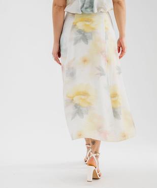 Jupe longue trapèze tie-and-dye femme vue3 - GEMO 4G FEMME - GEMO