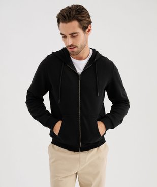Sweat zippé à capuche homme vue1 - GEMO 4G HOMME - GEMO