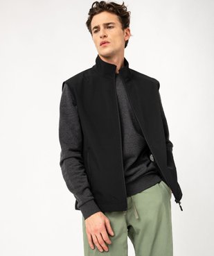 Blouson sans manches avec col montant homme vue1 - GEMO 4G HOMME - GEMO