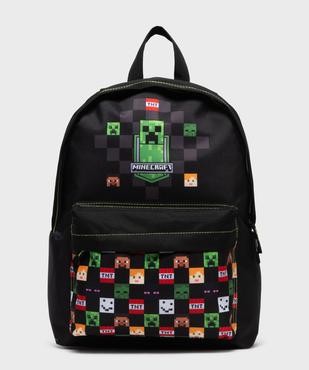 Sac à dos en toile imprimée enfant - Minecraft vue1 - MINECRAFT - GEMO