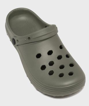Sabots souples unis et perforés homme vue5 - GEMO (PLAGE) - GEMO