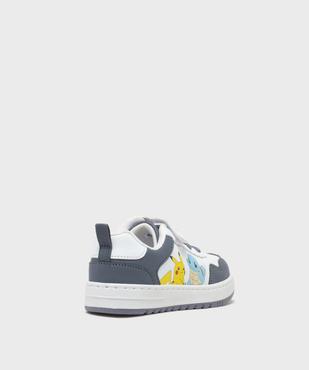 Baskets imprimées à lacets élastiques et bride scratch garçon - Pokémon vue4 - POKEMON - GEMO