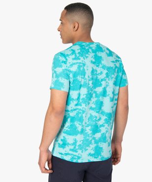 Tee-shirt homme tie-and-dye à manches courtes - Rick and Morty vue3 - RICK ET MORTY - GEMO