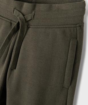 Pantalon de jogging molletonné avec ceinture ajustable garçon vue3 - GEMO 4G GARCON - GEMO