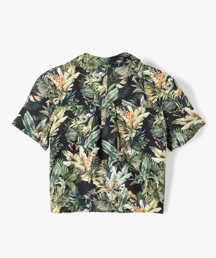 Chemise fille coupe courte à nouer dans le bas vue4 - Nikesneakers (JUNIOR) - Nikesneakers