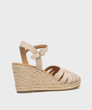Sandales compensées en toile femme - Valentina Baldano vue5 - VALENTINA BALDA - GEMO