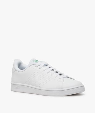 Baskets homme retro tennis unies à lacets – Adidas Advantage vue2 - ADIDAS - GEMO