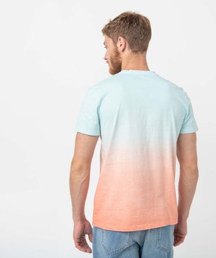 Tee-shirt homme avec motif palmier coloris tie and dye vue3 - GEMO (HOMME) - GEMO