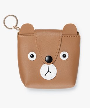 Porte-monnaie enfant ours avec anneau porte-clés vue1 - GEMO (ENFANT) - GEMO
