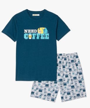 Pyjashort homme avec message – Les Minions 2 vue4 - NBCUNIVERSAL - GEMO