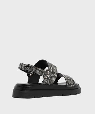 Sandales à larges brides sur semelle crantée femme - 5 Miles vue4 - 5 MILES - GEMO