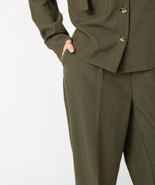 Pantalon de tailleur large et souple femme vue3 - GEMO(FEMME PAP) - GEMO