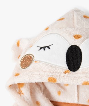 Combinaison pilote chaude et douce à capuche motif écureuil vue2 - GEMO(BB COUCHE) - GEMO