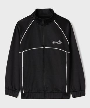 Sweat de sport à col montant en matière sport garçon vue4 - GEMO (JUNIOR) - GEMO