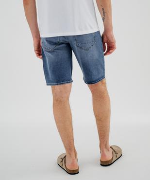 Bermuda en jean stretch coupe Regular homme vue3 - GEMO 4G HOMME - GEMO