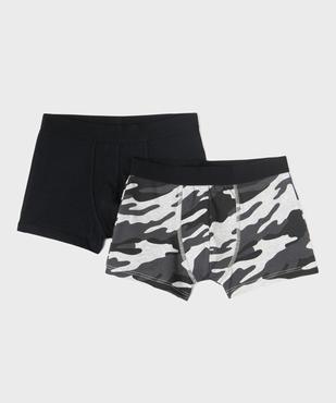 Boxer en coton stretch garçon (lot de 2) vue1 - GEMO 4G GARCON - GEMO