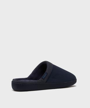 Chaussons mules à discrets motifs homme - Isotoner vue4 - ISOTONER - GEMO