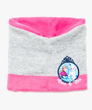 Snnod en maille pailletée avec doublure polaire - La Reine des Neiges vue1 - REINE DES NEIGE - GEMO