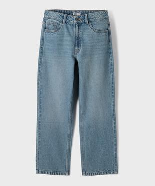 Jean straight en denim 100% coton fille vue2 - GEMO 4G FILLE - GEMO