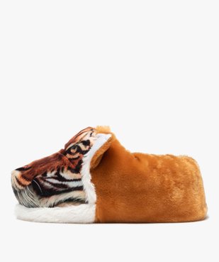 Chaussons garçon en volume tête de tigre vue3 - GEMO C4G HOMME - GEMO