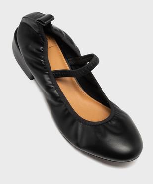 Ballerines souples à petit talon femme - Follow Me vue6 - FOLLOW ME - GEMO