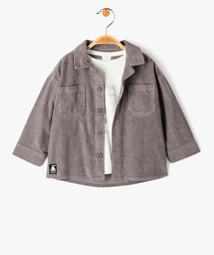 Ensemble 2 pièces chemise et tee-shirt bébé garçon - LuluCastagnette vue1 - LULUCASTAGNETTE - GEMO