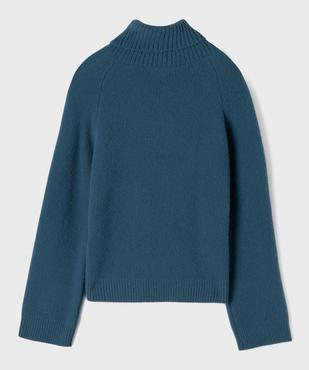 Pull col roulé en maille douillette fille vue3 - GEMO (JUNIOR) - GEMO