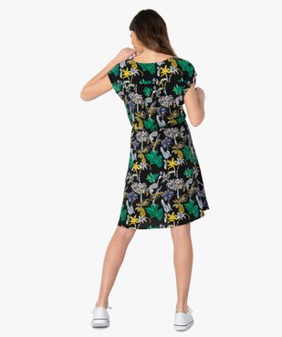 Robe de grossesse à motifs fleuris vue3 - GEMO (MATER) - GEMO