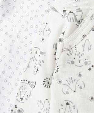 Bodies bébé à manches longues encolure américaine (lot de 5) - No gaspi vue4 - NOGASPI - GEMO