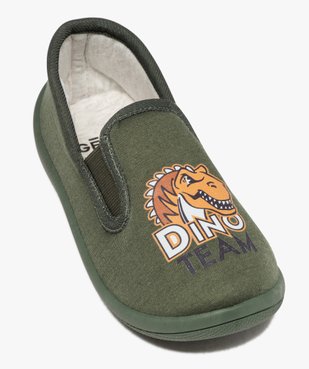 Chaussons garçon en jersey imprimé Dino Team vue5 - Nikesneakers C4G GARCON - Nikesneakers
