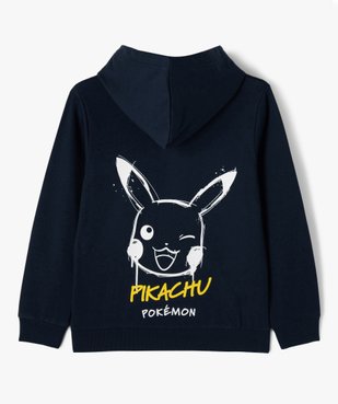 Sweat à capuche imprimé Pikachu garçon - Pokémon vue3 - POKEMON - GEMO