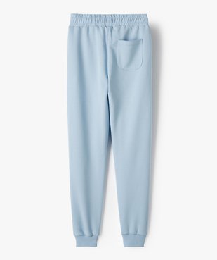 Jogging fille en jersey fin et taille élastiquée vue4 - GEMO (JUNIOR) - GEMO