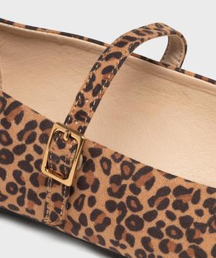 Ballerines en suédine à bout carré et bride femme - Follow Me vue7 - FOLLOW ME - GEMO