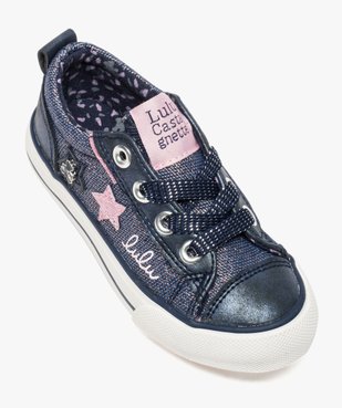 Baskets fille avec paillettes et étoiles - LuluCastagnette vue5 - LULU CASTAGNETT - GEMO