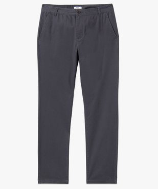 Pantalon chino coupe slim en coton stretch homme vue4 - GEMO (HOMME) - GEMO