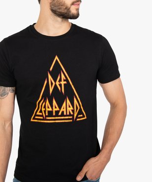 Tee-shirt homme à manches courtes imprimé - Def Leppard vue2 - DEF LEPPARD - GEMO
