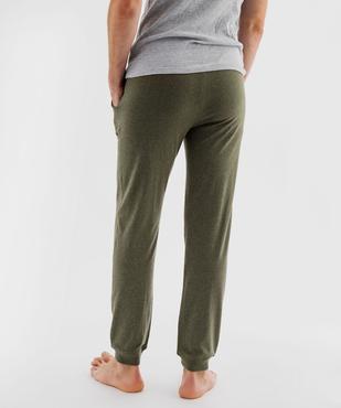 Pantalon de pyjama en jersey à taille élastique homme vue3 - GEMO(HOMWR HOM) - GEMO