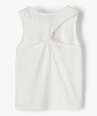 Débardeur fille avec motifs clous métalliques vue3 - GEMO (ENFANT) - GEMO
