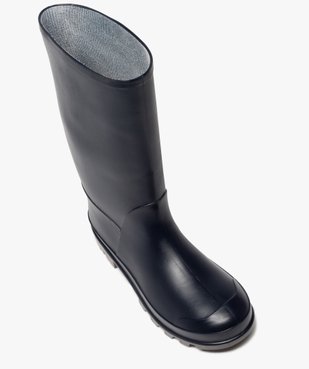 Bottes de pluie femme unies à semelle crantée vue5 - GEMO (EQUIPT) - GEMO