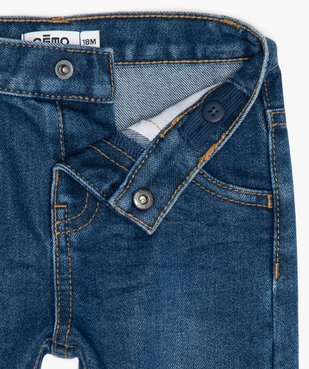 Jean bébé garçon coupe droite vue2 - GEMO(BEBE DEBT) - GEMO